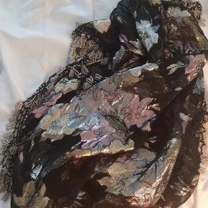 Vintage 1960s Beaded Hip Scarf/Wrap